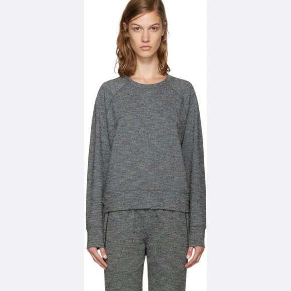 A.P.C. x Outdoor Voices Sweat Running Crew in Charcoal - Picture 2 of 7